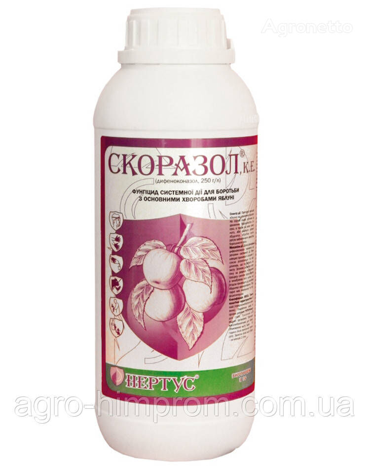 Fungicid Skorazol difenokonazol 250 g/l, yablunya, grusha, kartoplya sienien torjunta-aine